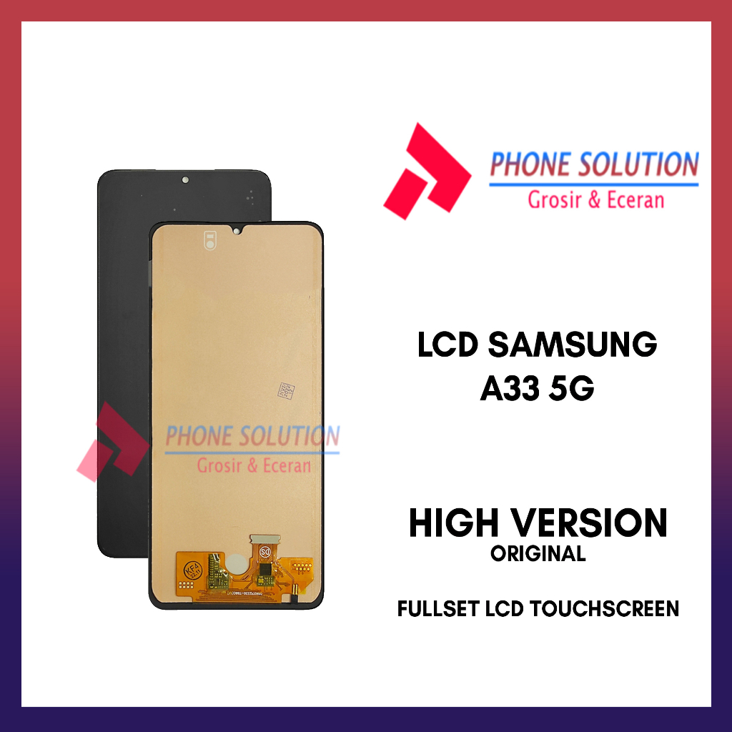 LCD Samsung A33 5G ORIGINAL 100% Fullset Touchscreen // Supplier LCD Samsung - Garansi 1 Bulan