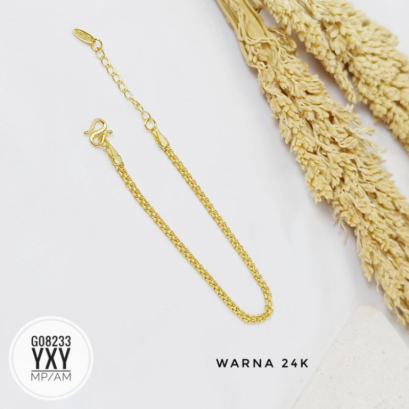 Gelang tikar yaxiya warna 24k G08233