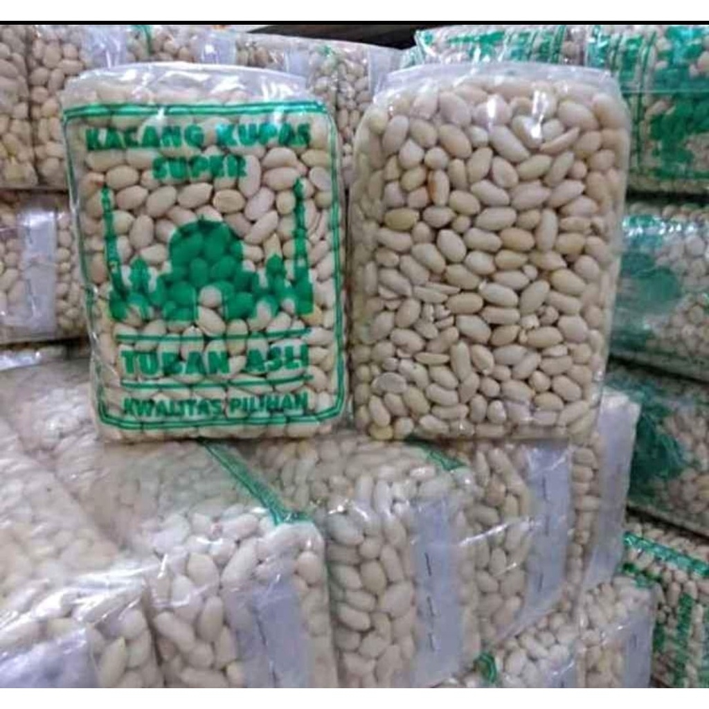 TERMURAH KACANG TUBAN / KACANG LEBARAN / KACANG KUPAS / KACANG TANAH || KACANG KUPAS TUBAN 500GRAM