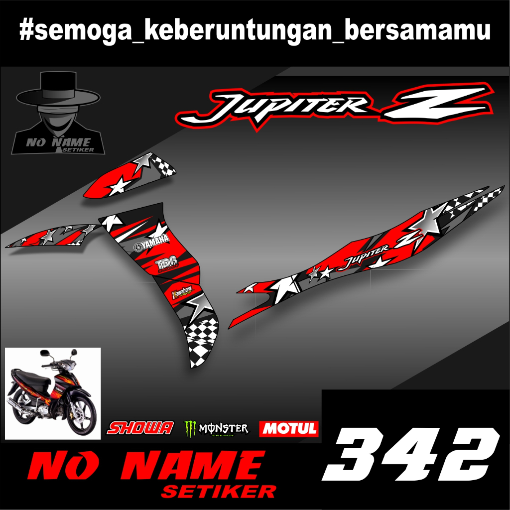 Striping Jupiter Z(342) 2004 2005 2006 2007 2009 stiker sticker setiker