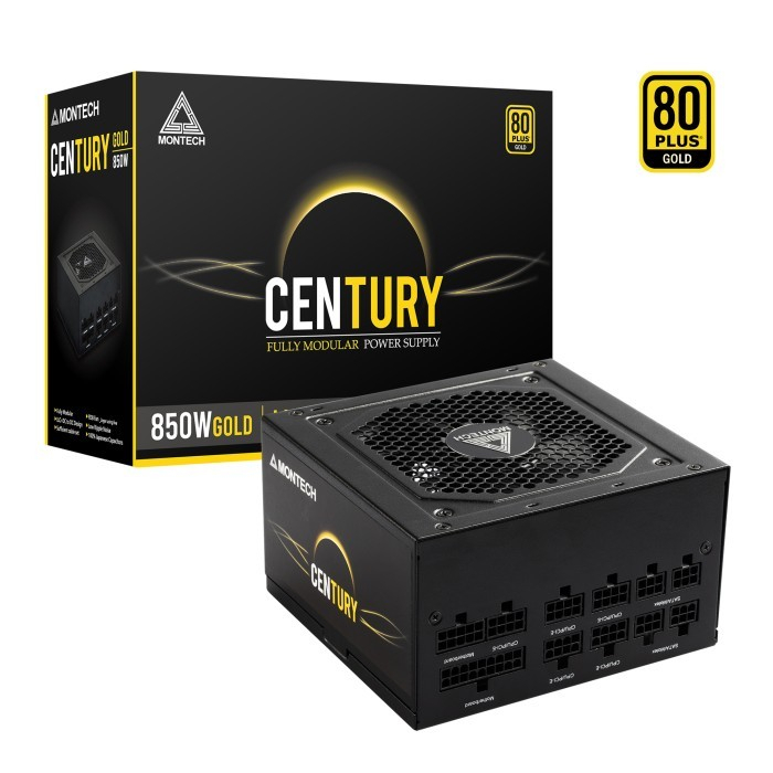 Montech Century 850W PSU Power Supply Full Modular 80 Plus Gold 850 W