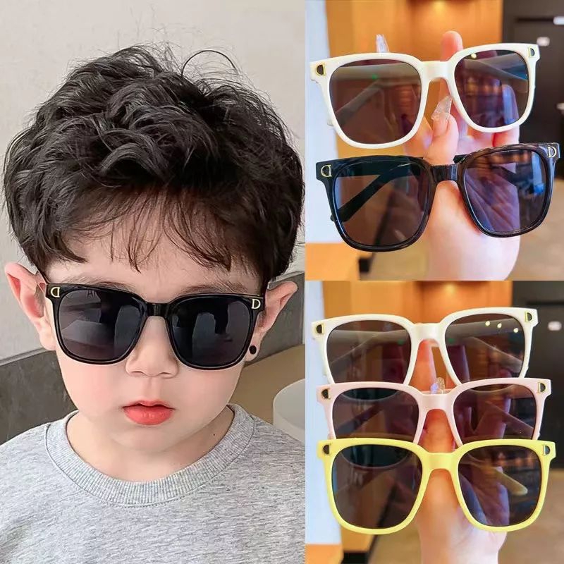 KACAMATA ANAK GAYA TRENDY FRAME MOTIF D SANGAT COCOK UNTUK ANAK UMUR 2-16 TAHUN
