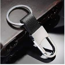 GANTUNGAN KUNCI CARABINER BESI LEATHER KARABINER KEYCHAIN BUCKLE