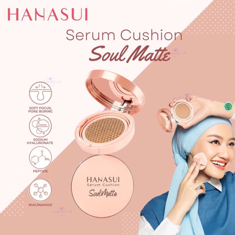 HANASUI Serum Cushion SoulMatte 15 g