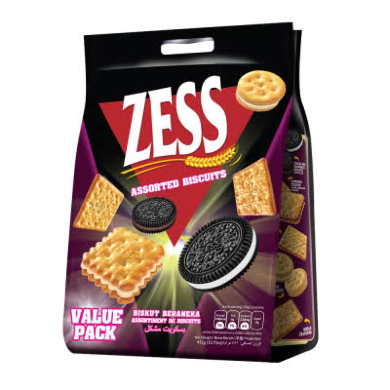 

Zess Assorted Biscuits 451g Biscuit Aneka rasa Biscuit Malaysia Biskuit Rasa Kacang Keju Vanilla Coklat