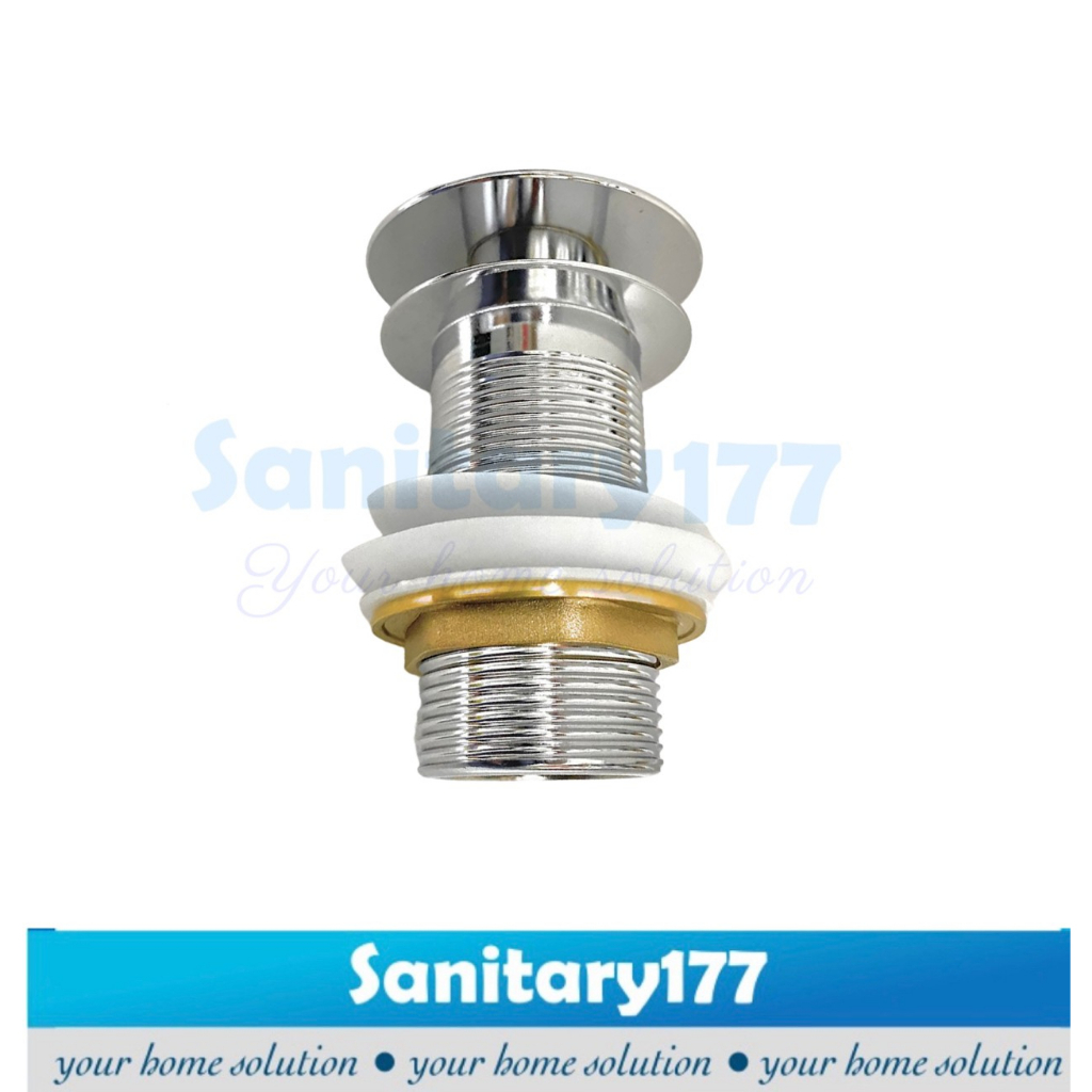 Afur wastafel kaca non overflow AF12-kepala saringan pembuangan air strainer gede tanpa lubang washtafel