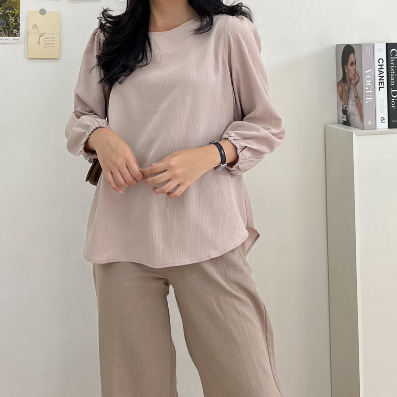 RAIA BUTTON BLOUSE