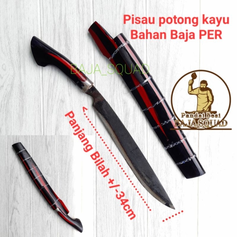 Pisau set Sarung/ pisau Keebun.