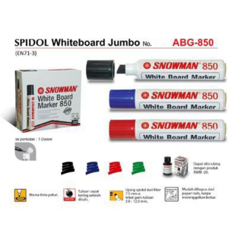 

SPIDOL SNOWMAN BESAR ABG-850 100% Original bisa dihapus