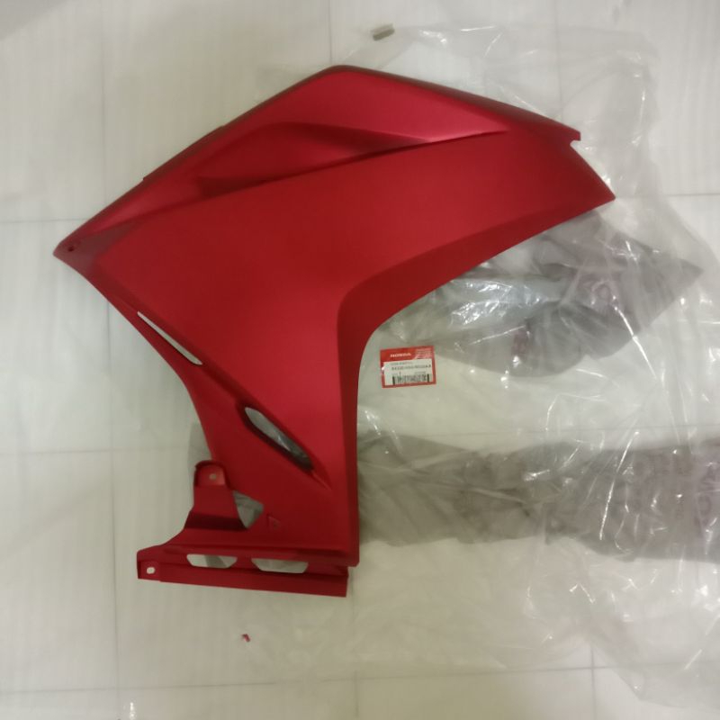 Fairing Cover Samping Depan Kanan CBR 250 RR MERAH DOFF ORIGINAL Cowl R Middle MT SO RED – All New C