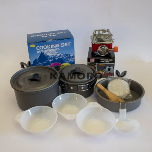 

Dijual paket cooking set 300 plus kompor kotak merk kovar Murah