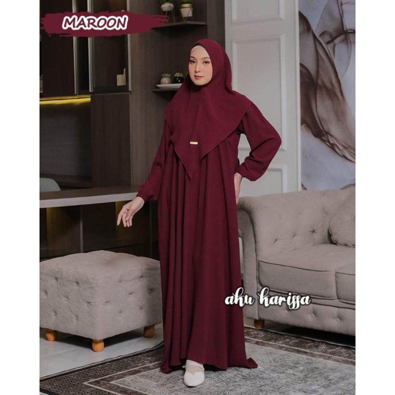 SET GAMIS LIORA SYARI ORI AKU KARISSA SETELAN GAMIS MUSLIMAH MODERN KEKINIAN