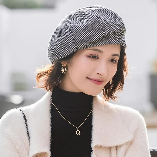 Topi Baret Wanita Dewasa Fashion Korea Beret Perempuan Cap Lebar Kasual Selebgram Kekinian Artis f2