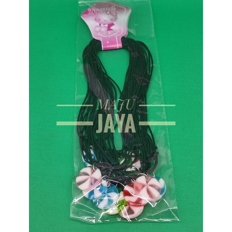 Aksesoris Kalung Tali Loli Isi 24 pcs