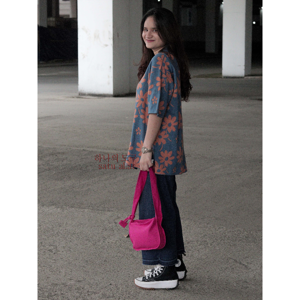 SATU ALAT Hand Bag BLITHEE 100% Canvas Premium Tebal Tas Kanvas