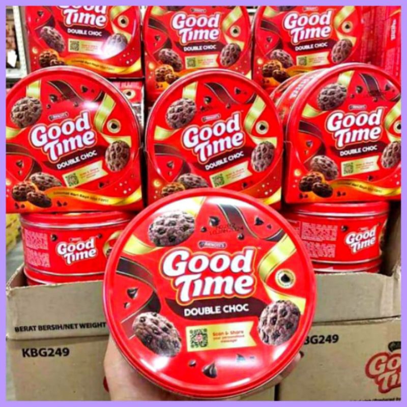 

Good Time Double Choc Kaleng 149 gram _ Zellshop