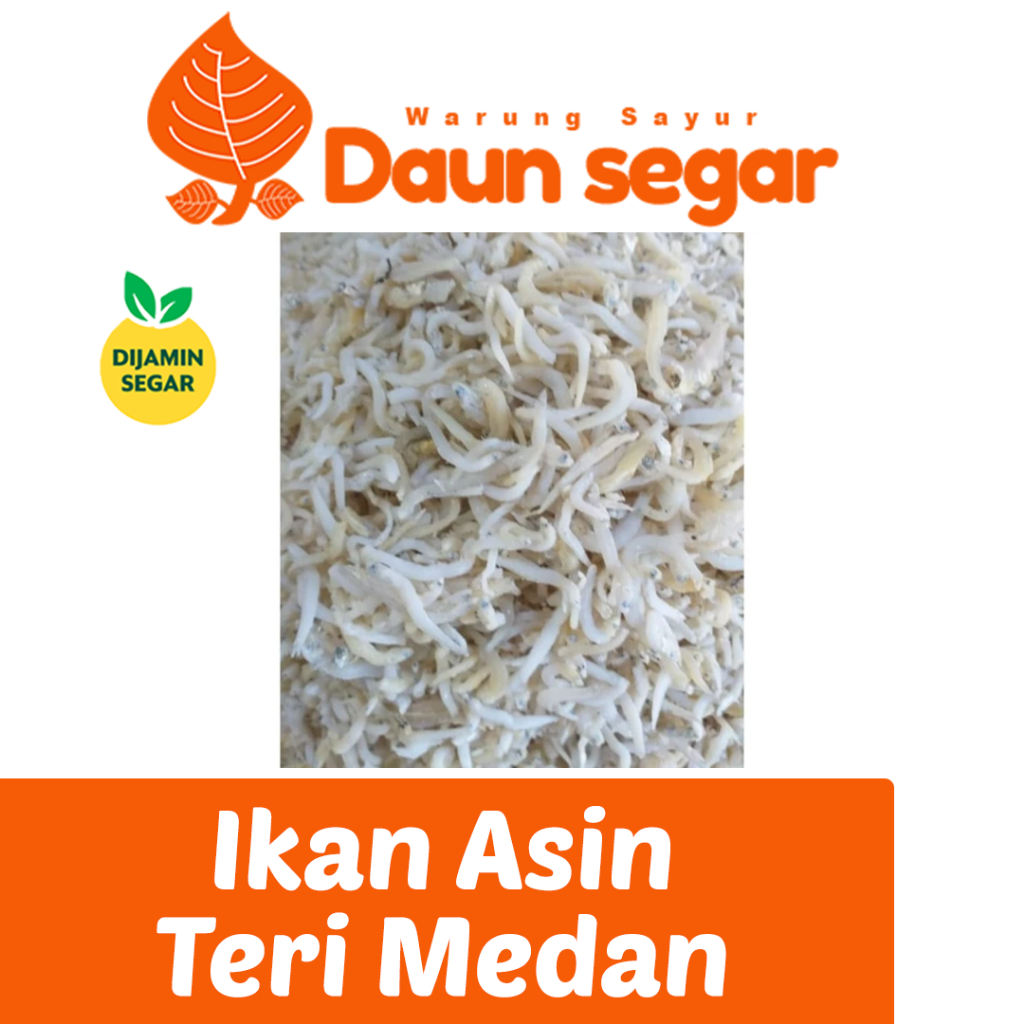 

Ikan asin Teri Medan Pilihan Premium Quality 250gr - Grade A ( Premium )