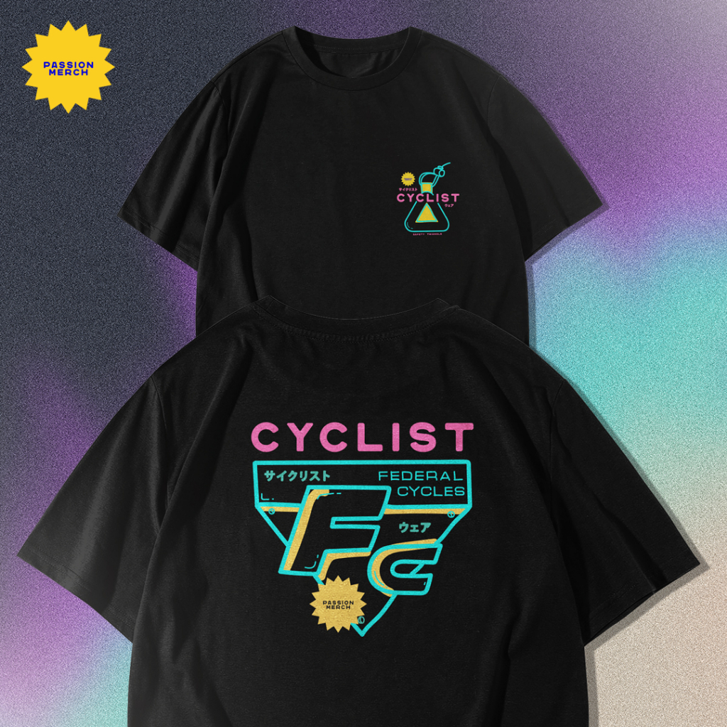 Kaos Baju Sepeda Pria Komunitas Mtb Federal Indonesia