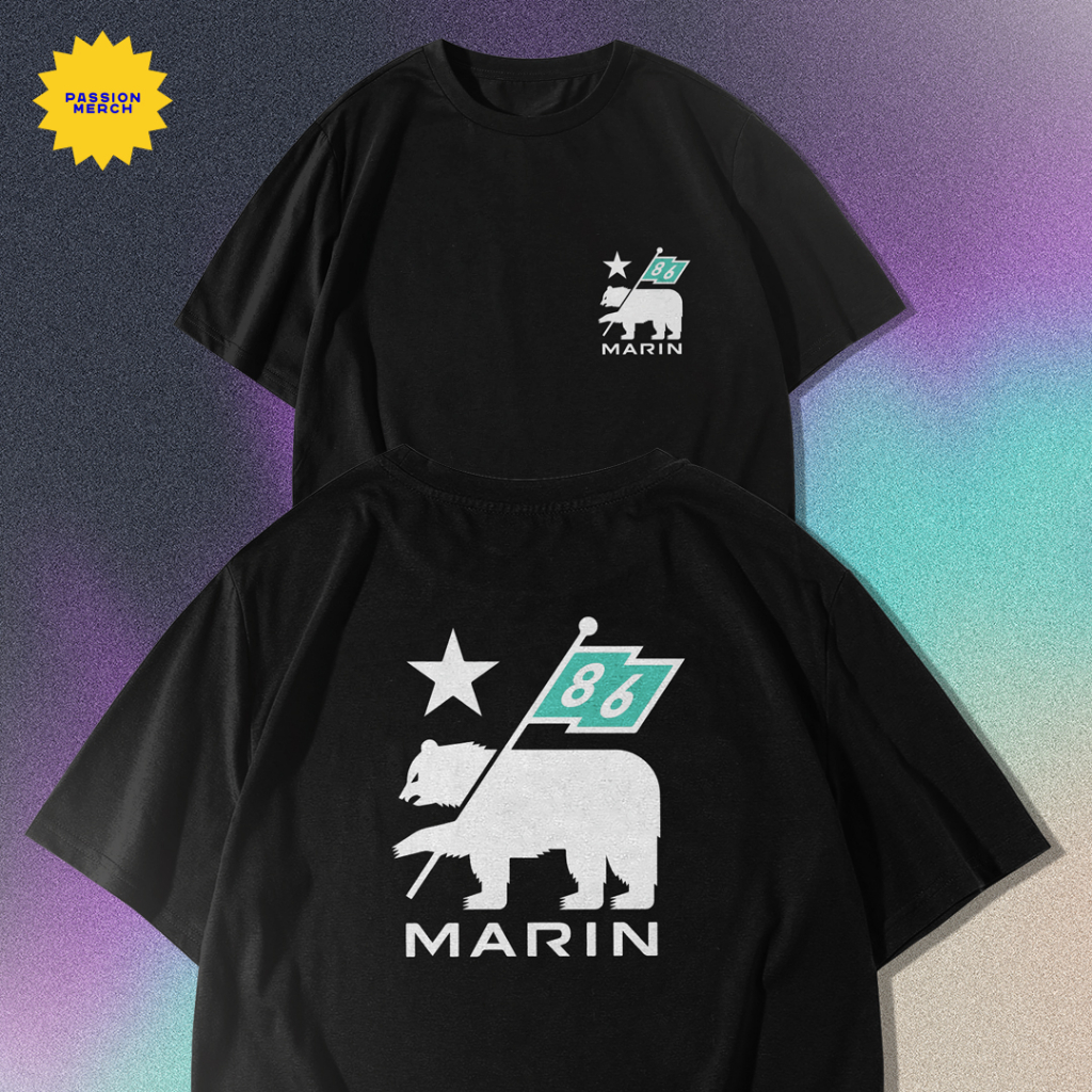 Kaos Baju Sepeda Mtb Pria Jersey Logo Marin Bike