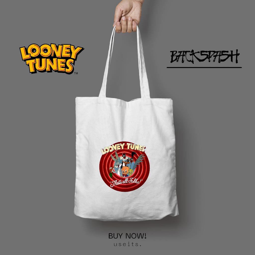 Totebag Tas Looney Tunes Pria Wanita - LOONEY TUNES