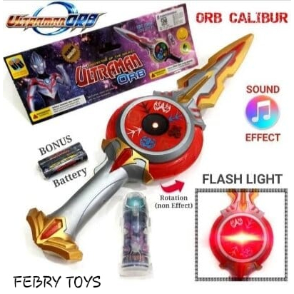 Mainan Pedang Dan Cakar Ultraman Geed Claw Senjata Ultraman Orb Free Baterai