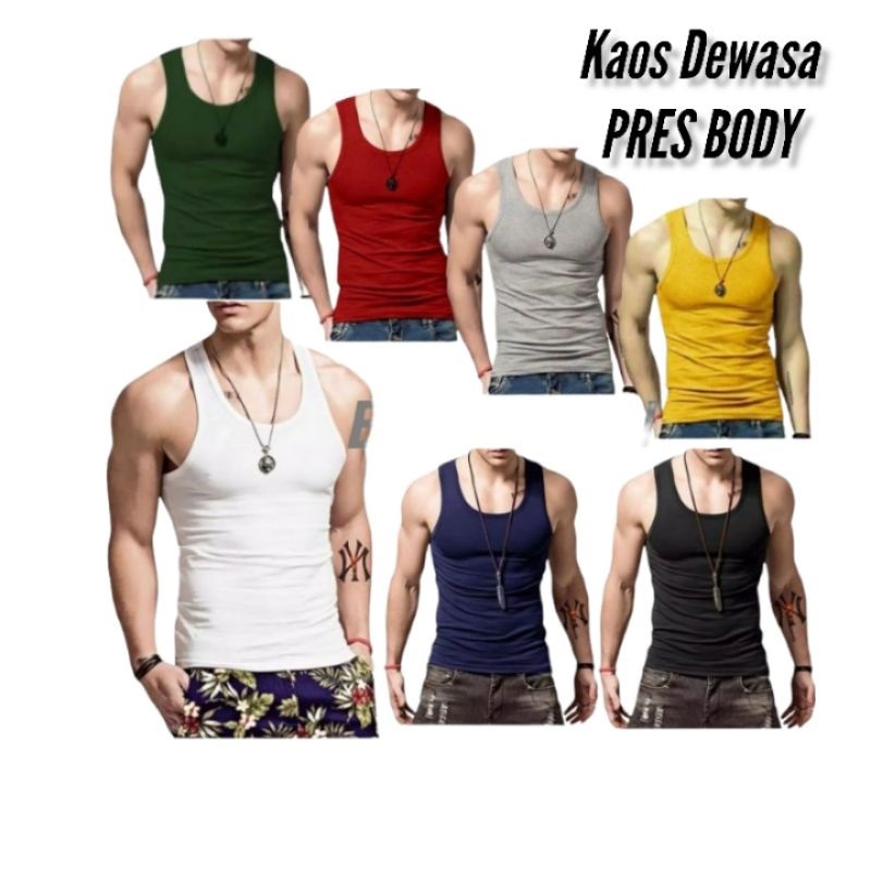 Singlet Kaos Dalam Pria Dewasa Multiwarna Miatex