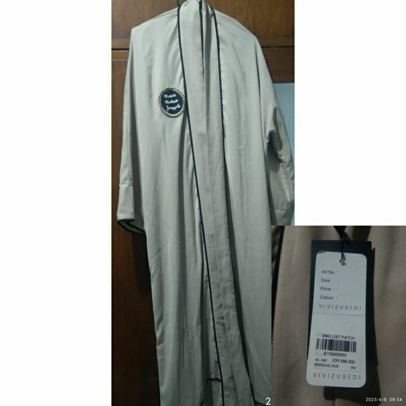 Abaya MMJ LISH PATCH MOCCA BY VIVI zubedi