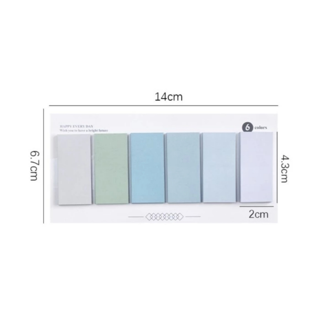 Sticky Notes Warna Pastel Memo Sticker Note Bookmark Index ST1