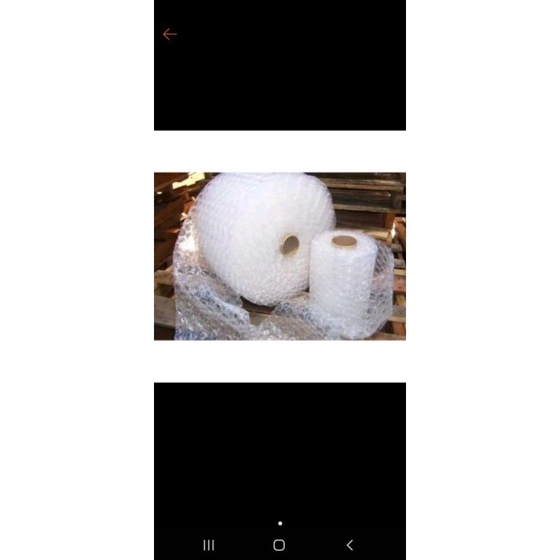 

Bubble wrap/kardus packing