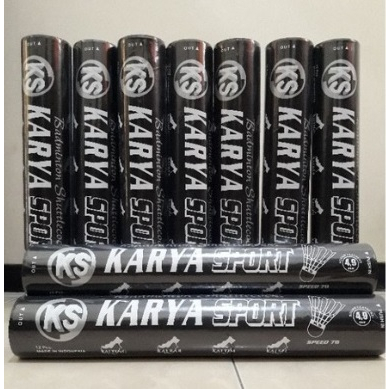 SHUTTLECOCK KARYA SPORT PLATINUM / KOK KARYA SPORT HITAM (KS)