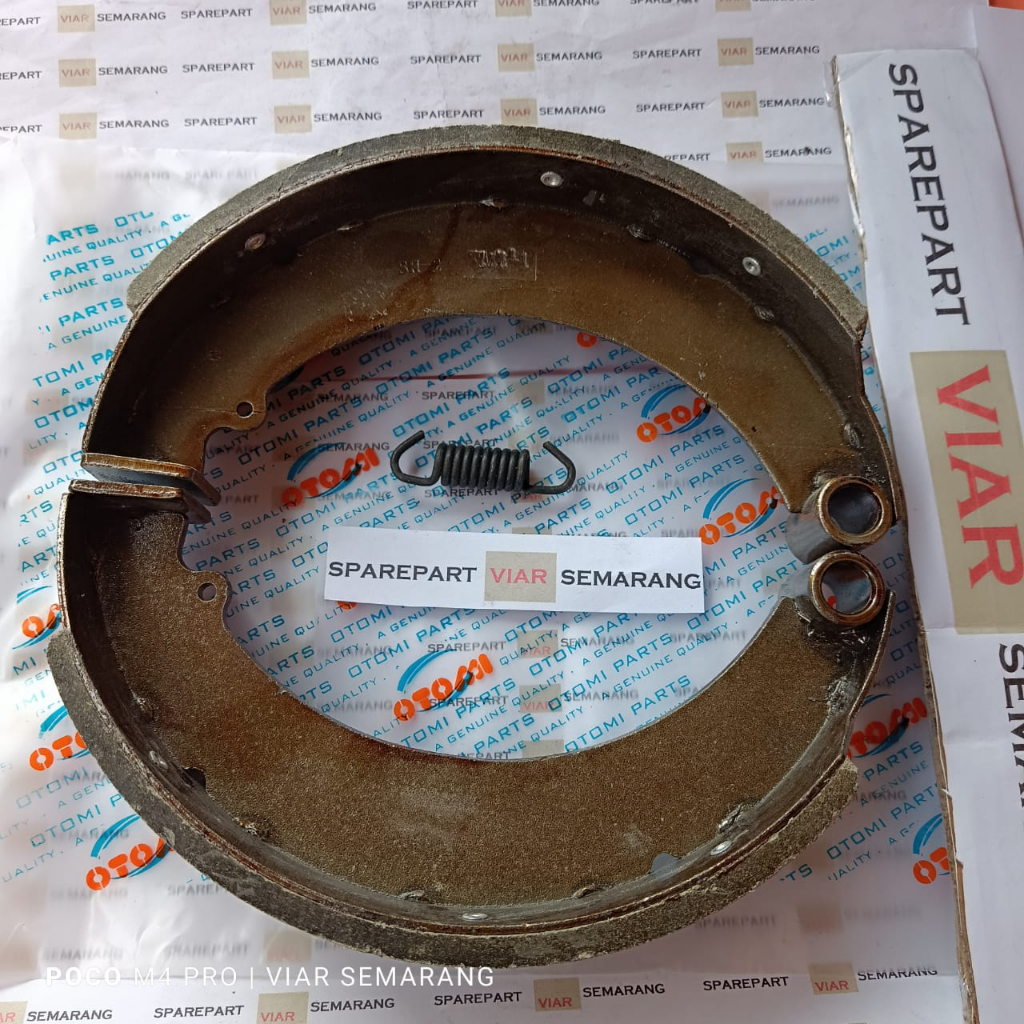Kampas rem viar 150 200 new tipe lebar 5cm Kampas rem belakang roda 3 viar 220 / 5cm