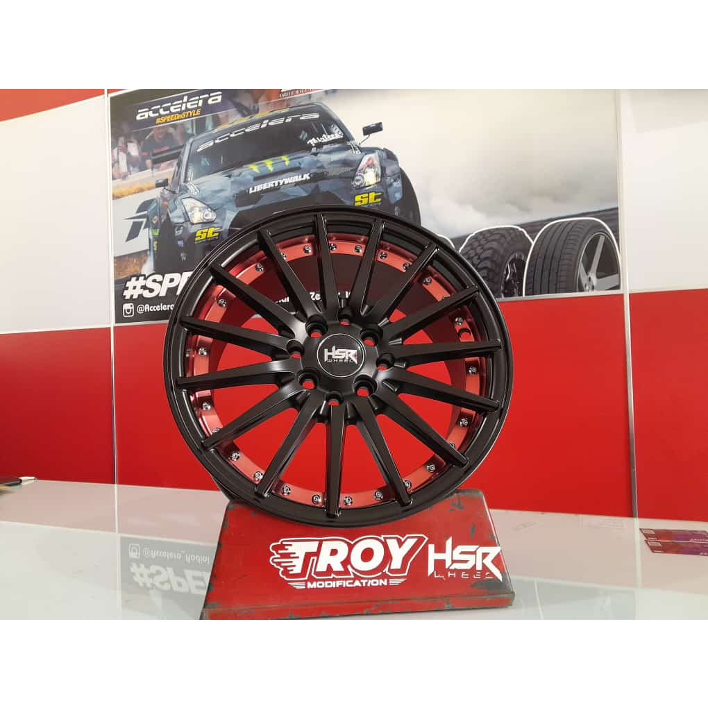 Velg Jari Jari R15 HSR TSUKUBA XH953 Baut 4 Velg Brio,Avanza,Sigra,dll