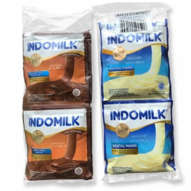 

SUSU KENTAL MANIS INDOMILK SACHET COKELAT ISI 6 SACHET