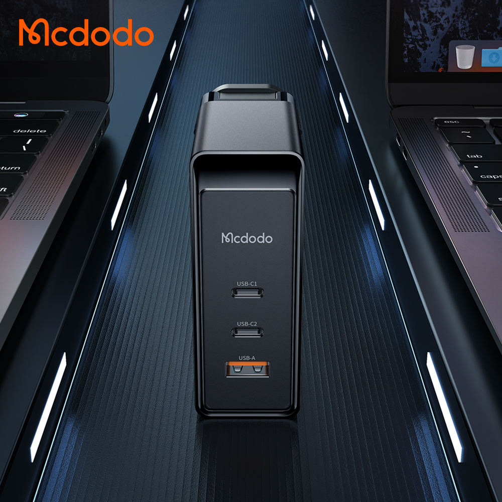 Mcdodo Gan Fast 100W USB C Macbook Laptop Handphone  USB C &amp; USB A QUICK CHARGE PD &amp; FAST