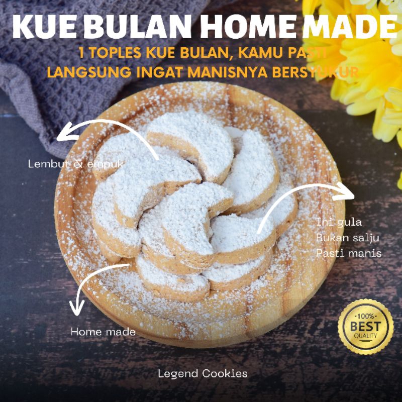 

Kue bulan/putri salju