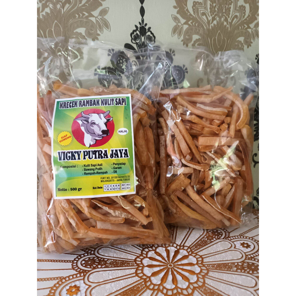 

krupuk rambak krecek kulit sapi 500gram