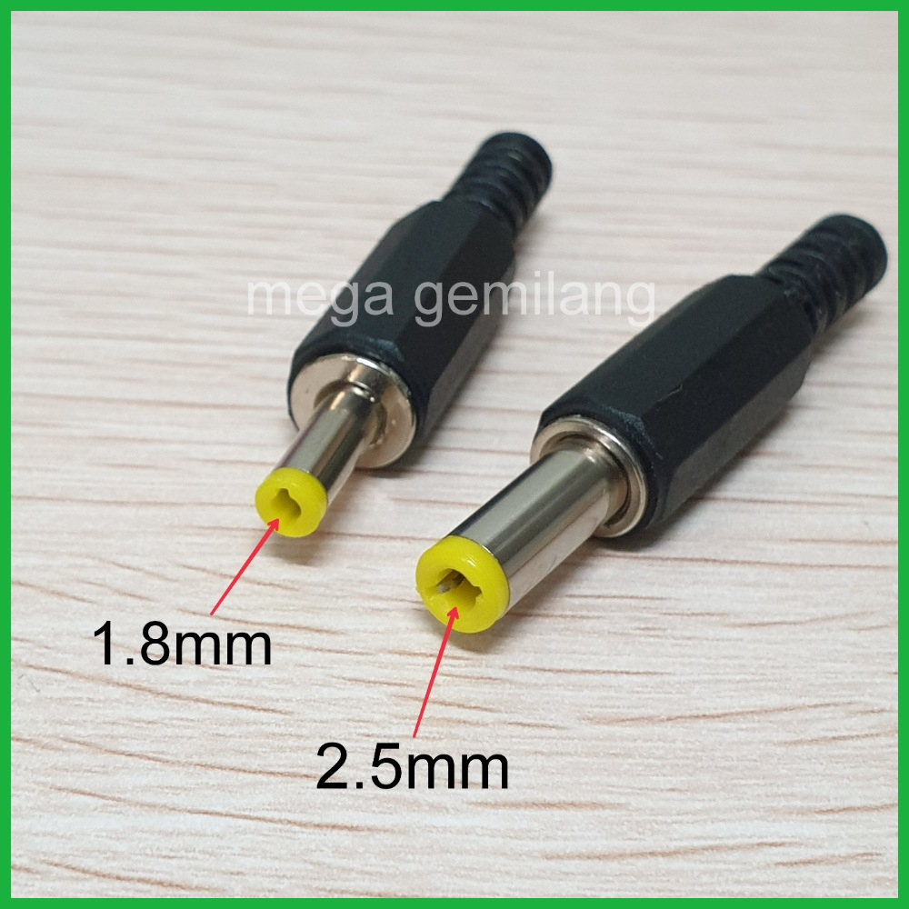 Jack DC Plug DC yellow strip