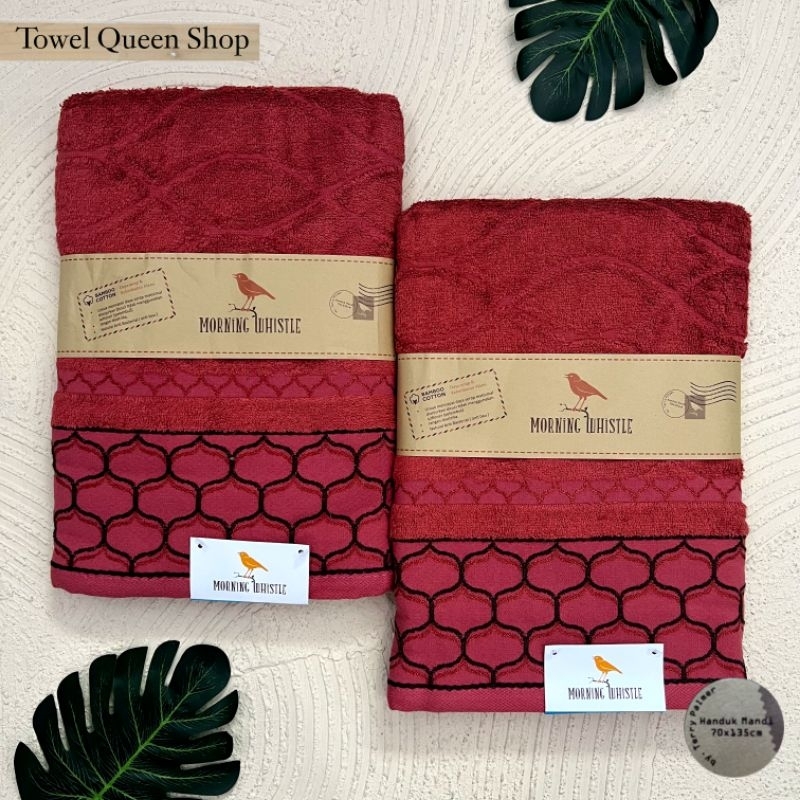 Handuk Mandi Couple Martinez Free Bordir (Tanpa Box) - Towel Queen Shop