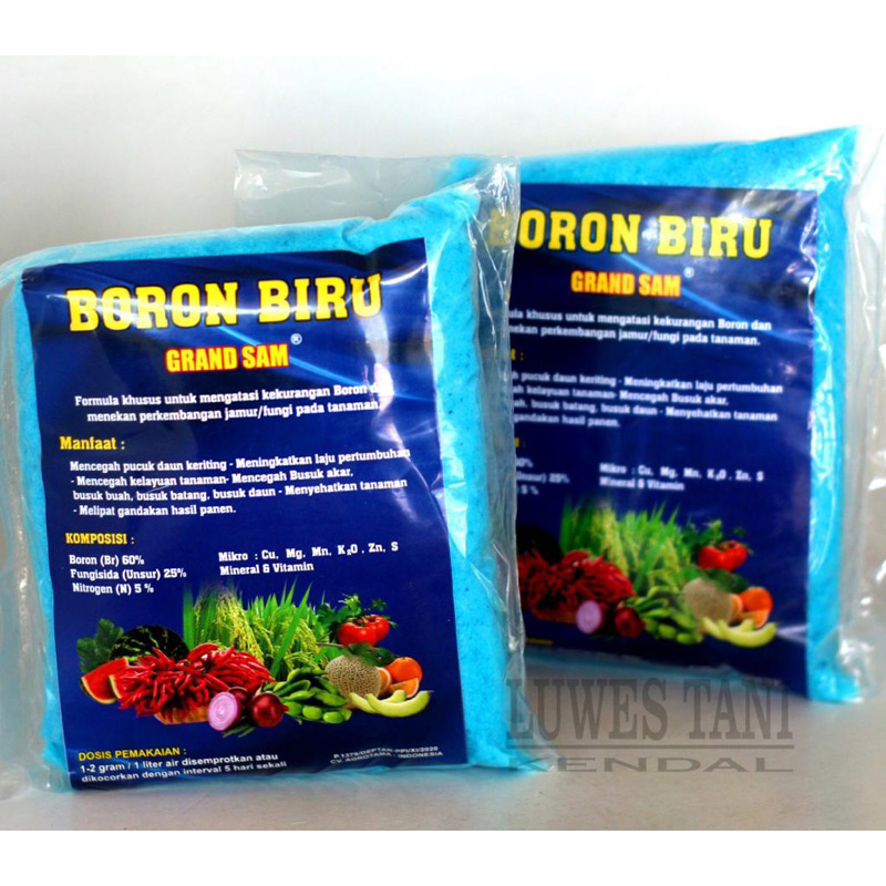 BORON BLUE Boron biru formula khusus BORON+FUNGISIDA 800 gr pupuk