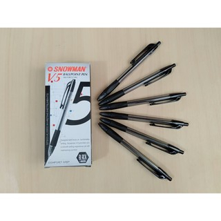 

(PCS) BOLPOIN SNOWMAN V-5 HITAM