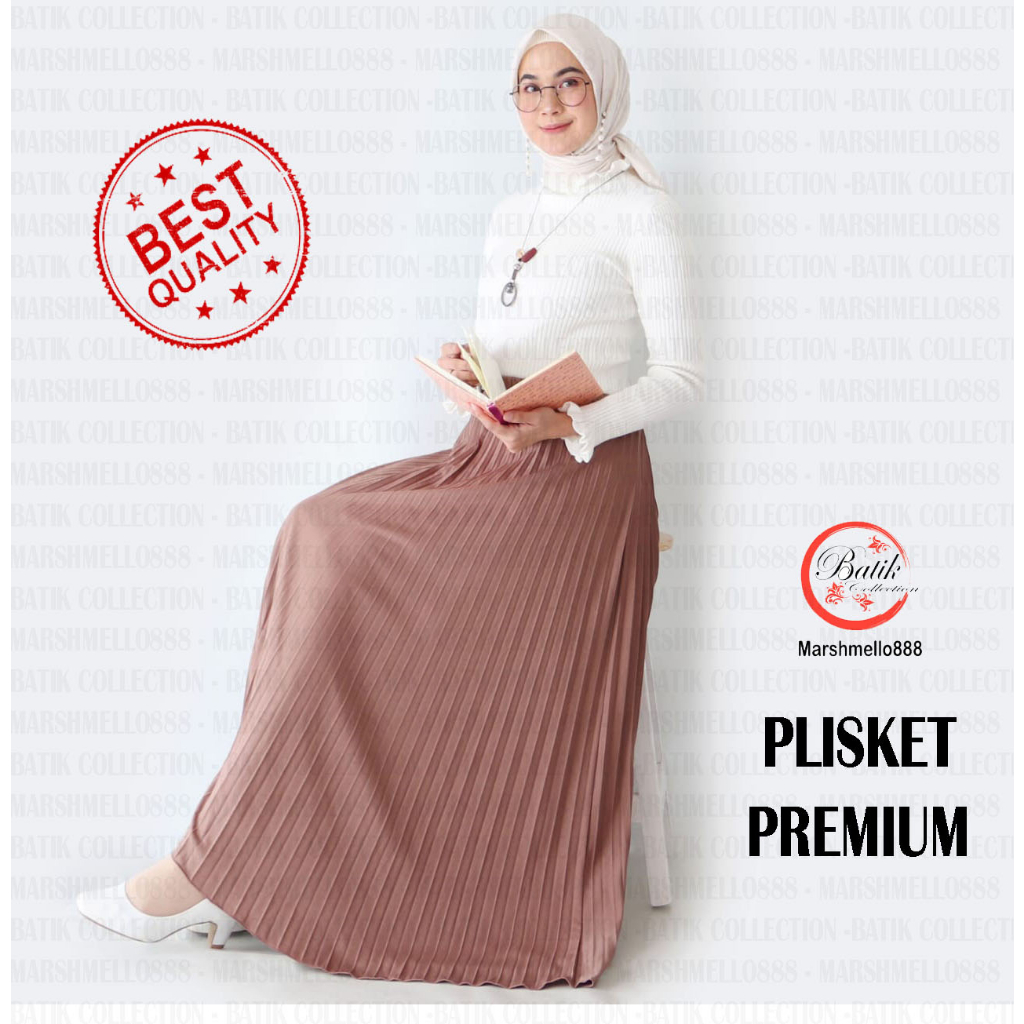 Rok Plisket - Rok  Wanita Bahan Premium Mrs4