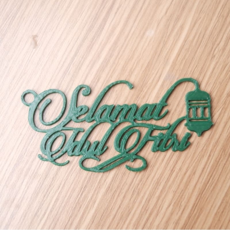 

Hang Tag selamat idul fitri lampion