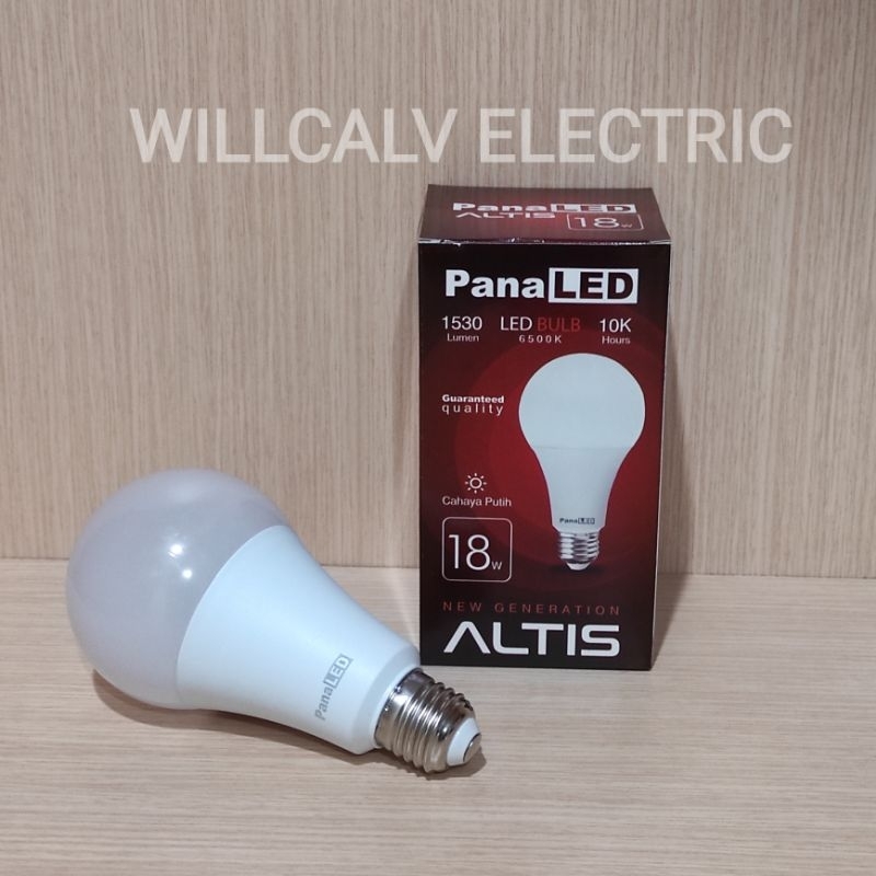 Paket 5 pc Lampu led BULB PANALED ALTIS 18W Cahaya putih E27 6500K