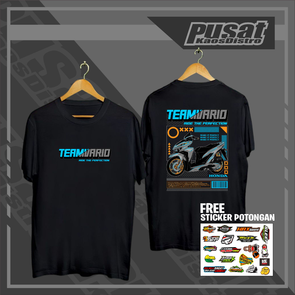 Kaos Sunmori Yamaha Vario - Kaos Rider Yamaha Vario Desain Ride The Perfection