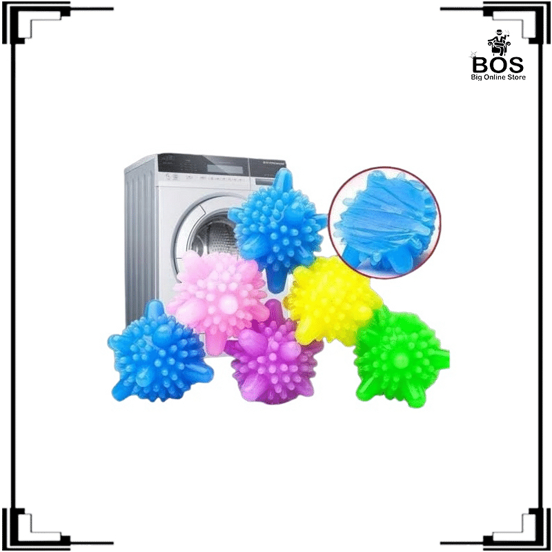 MAGIC LAUNDRY BALL / BOLA KARET MESIN CUCI ALATBANTU PEMBERSIH BAJU PAKAIAN WASHING LAUNDRY BALL