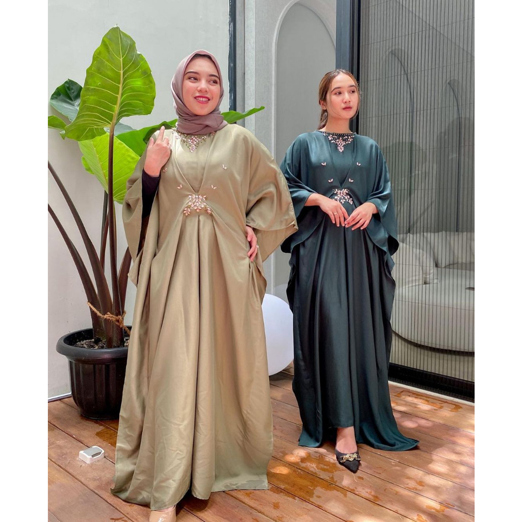 Ayana Kaftan - Kaftan Lebaran/Kaftan Pesta/Kaftan Jumbo/Baju Lebaran/Baju Muslim/Pakaian Wanita