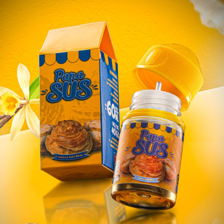 Papa Sus Vanilla Soes Bread 60ML by IDJ x Vaporking