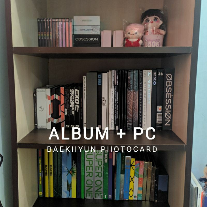 EXO ALBUM FULLSET + BAEKHYUN PC PHOTOCARD FOR SALE - DELIGHT SING FOR YOU SFY CITY LIGHT KIHNO CBX B