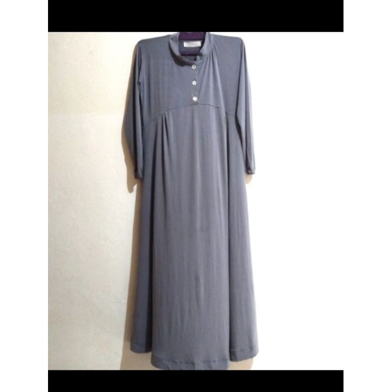Gamis vamosh bahan jersey premium tebal jumbo