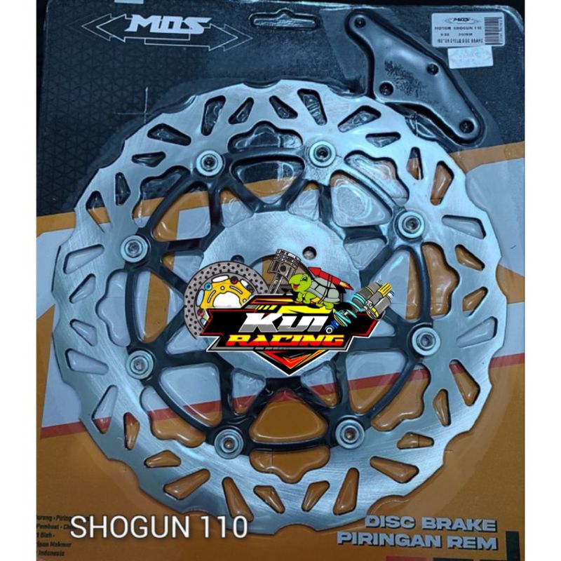 piringan depan disc depan lebar shogun 110 plus breket model psm kembang